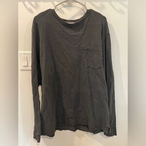 Charcoal Goodfellow & Co Vintage Long Sleeve Tee XXL